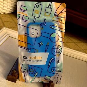 KW Mobile silicone blue iPhone case for 12 pro max NWT
